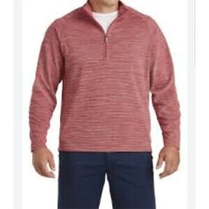 Tommy Bahama Men's Red Active 1/4 Zip Long Sleeve Pullover Sweatshirt Size 3XL